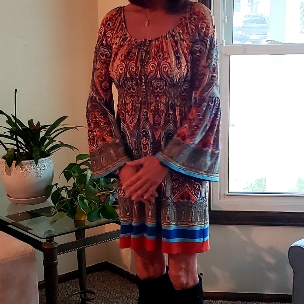 Multi color Boho dress